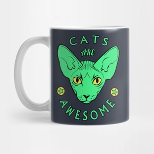 Cool Cats Design: Cats Are Awesome Mug